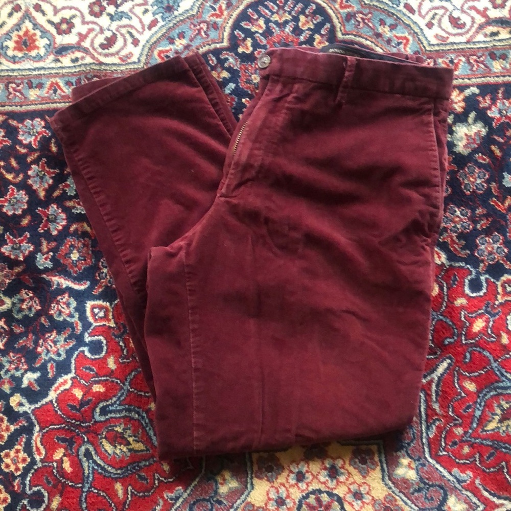 Men’s 34x30 Maroon Banana Republic Aiden Pant